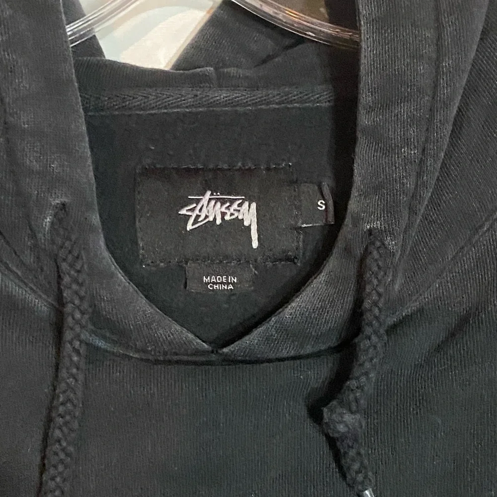 Vintage Stone Wash Stussy Embroidered Graphic Hoodie - Picture 3 of 7